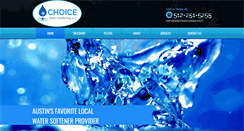 Desktop Screenshot of choicewater.com